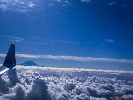Above the clouds  - Art Print