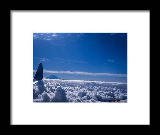 Above the clouds  - Framed Print