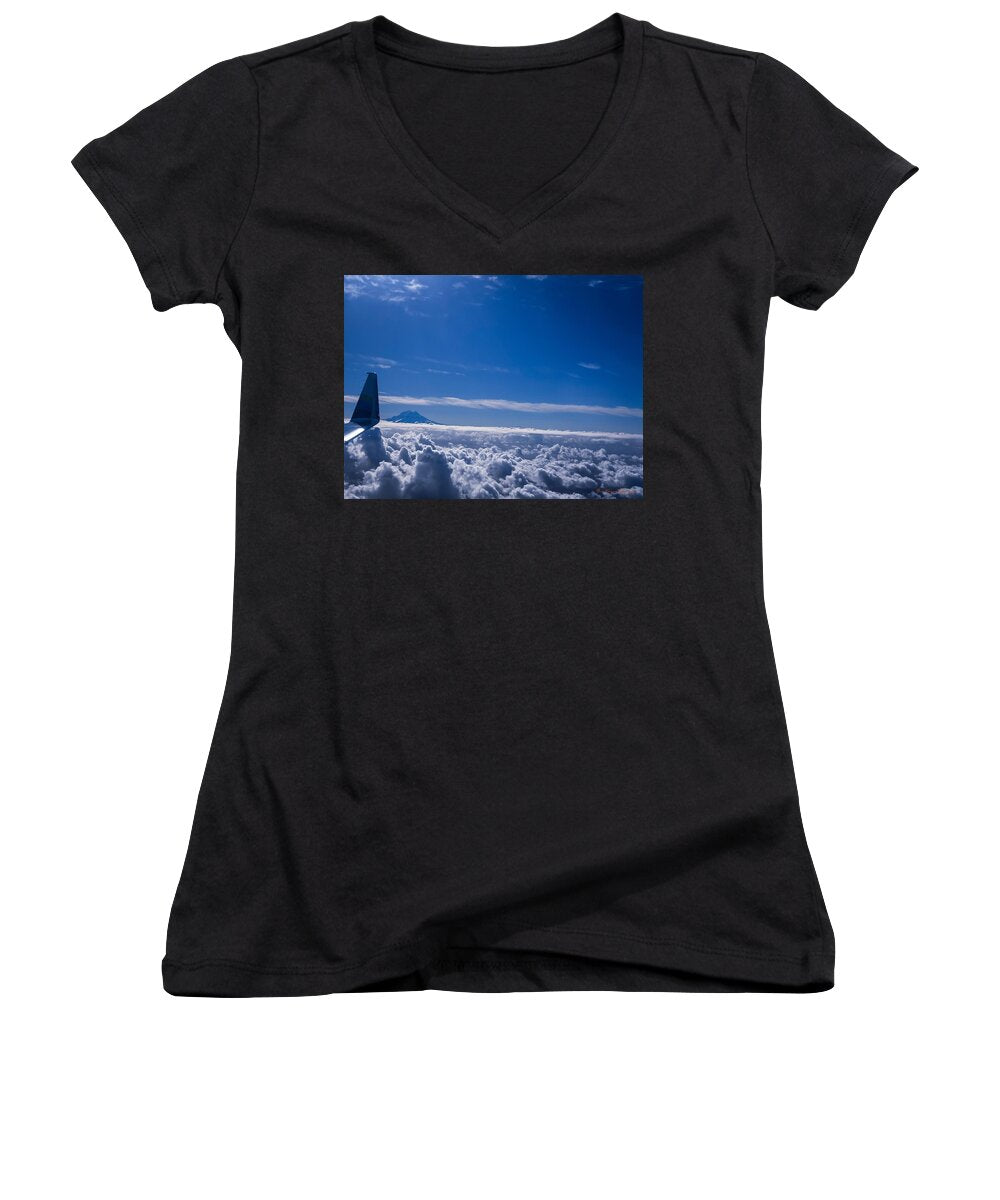 Above the clouds  - Women's V-Neck