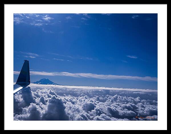 Above the clouds  - Framed Print