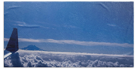 Above the clouds  - Beach Towel