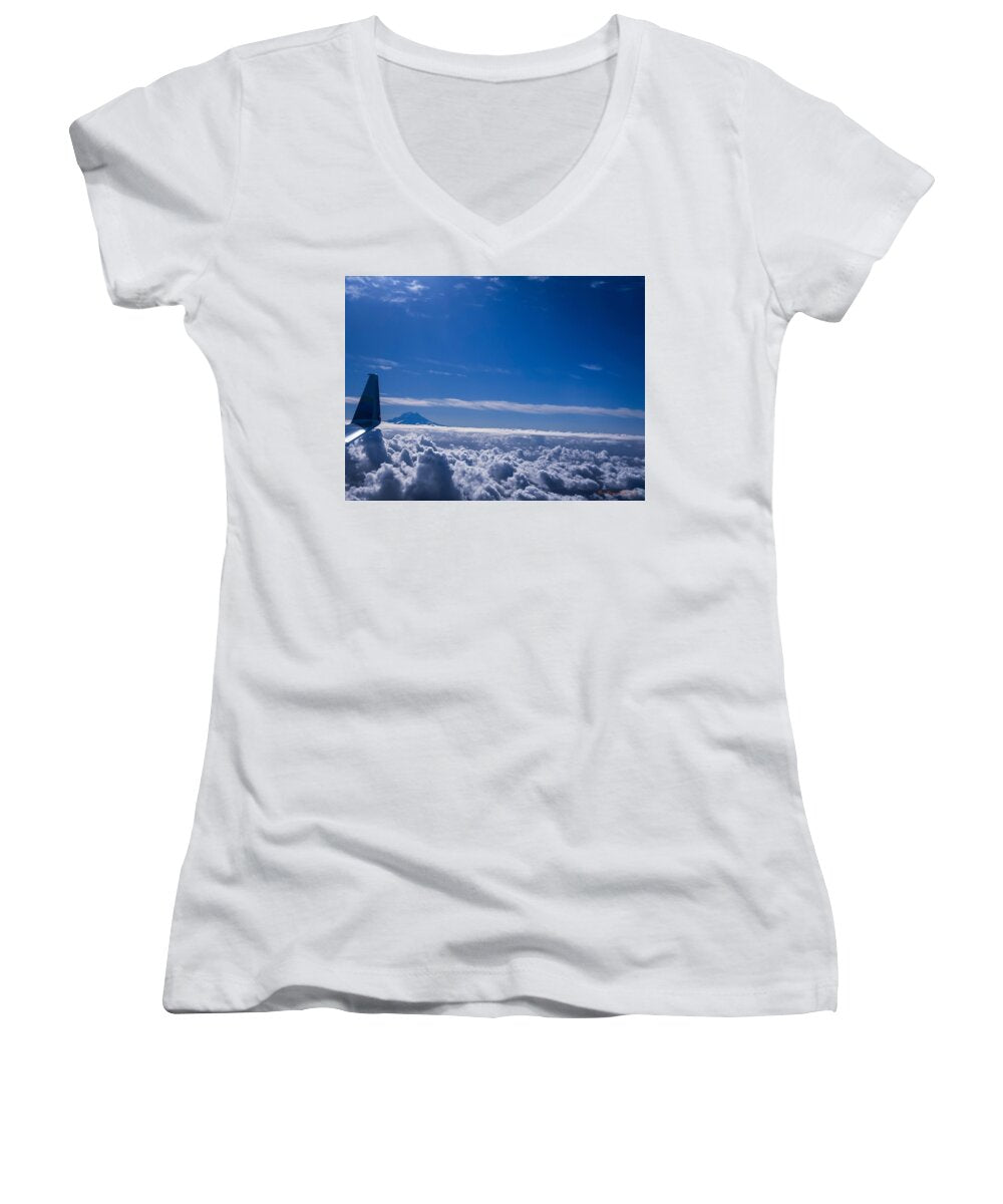 Above the clouds  - Women's V-Neck