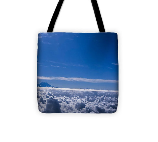 Above the clouds  - Tote Bag