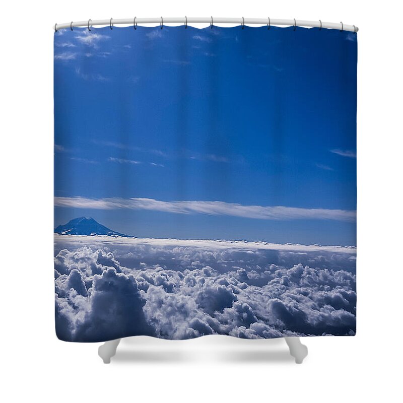 Above the clouds  - Shower Curtain