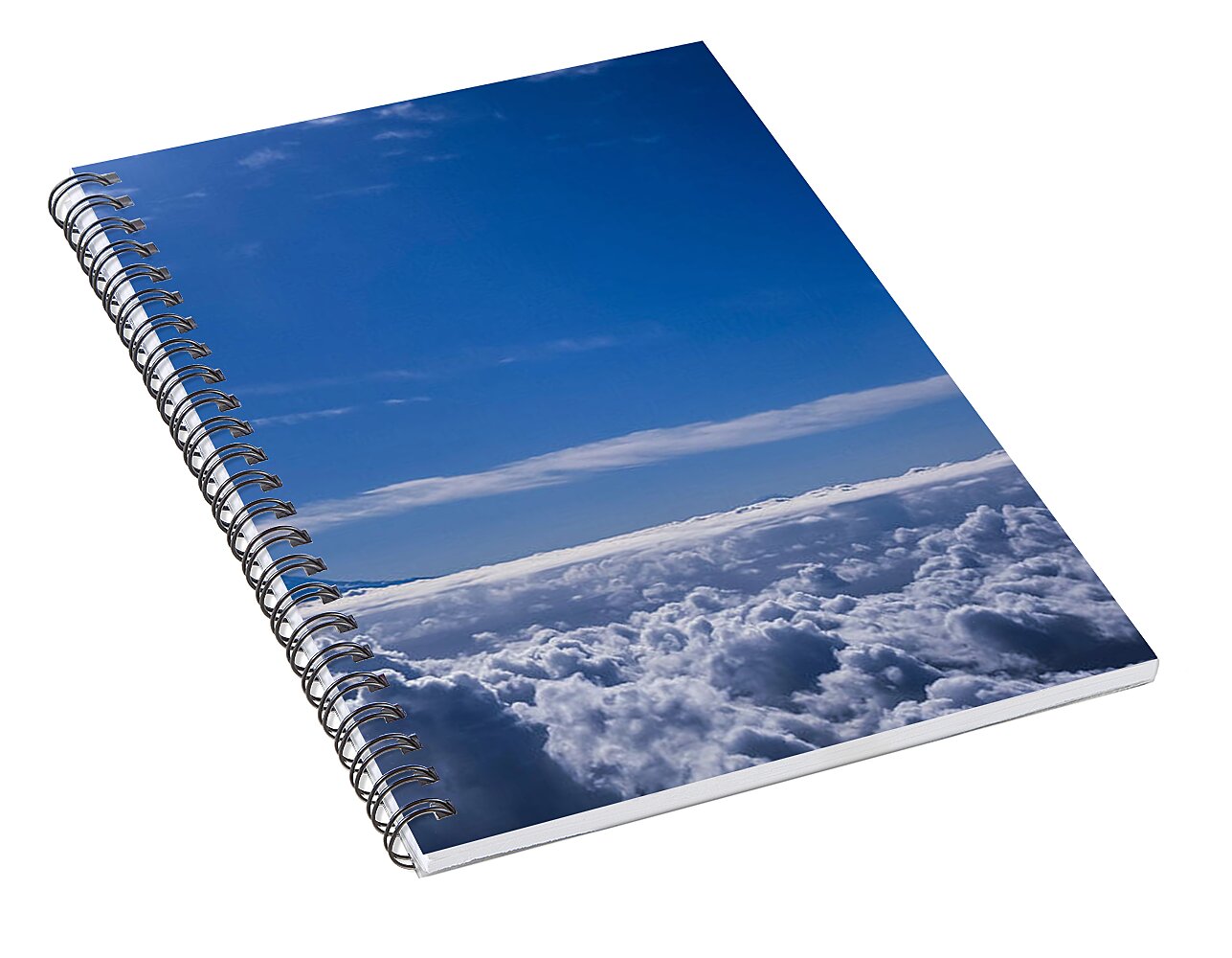 Above the clouds  - Spiral Notebook