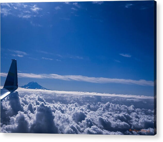 Above the clouds  - Acrylic Print