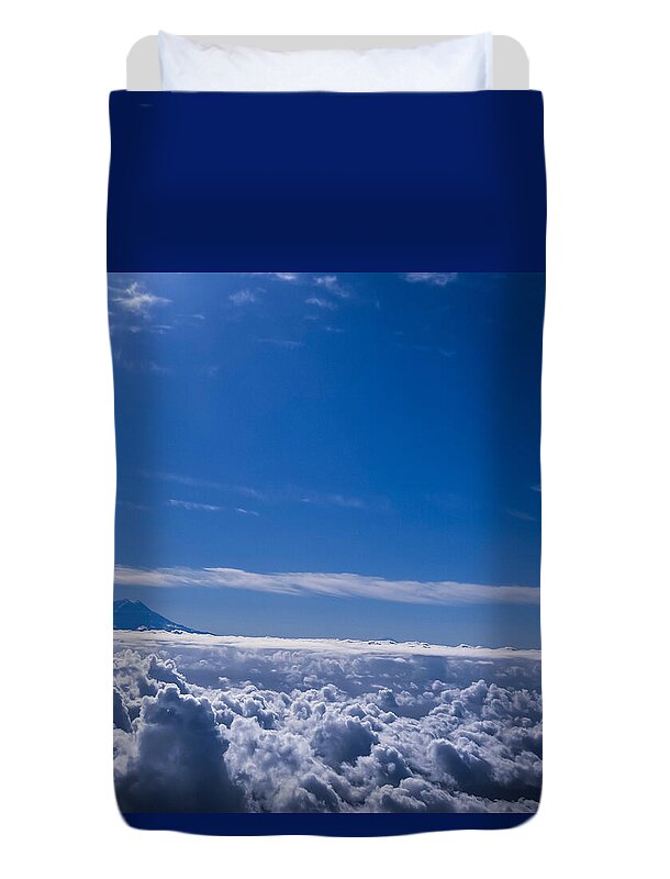 Above the clouds  - Duvet Cover