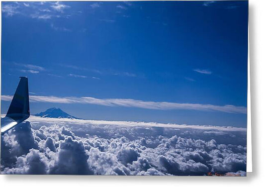 Above the clouds  - Greeting Card