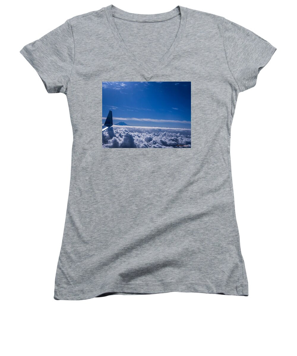 Above the clouds  - Women's V-Neck