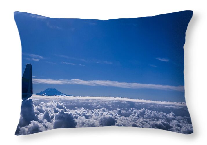Above the clouds  - Throw Pillow