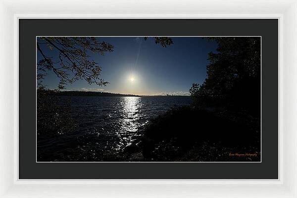 As the sun sets  - Framed Print