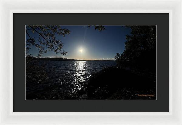 As the sun sets  - Framed Print