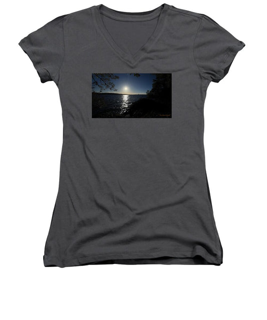 As the sun sets  - Women's V-Neck