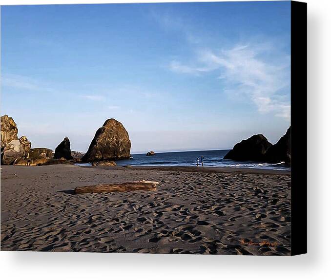 At the beach 4 - Canvas Print