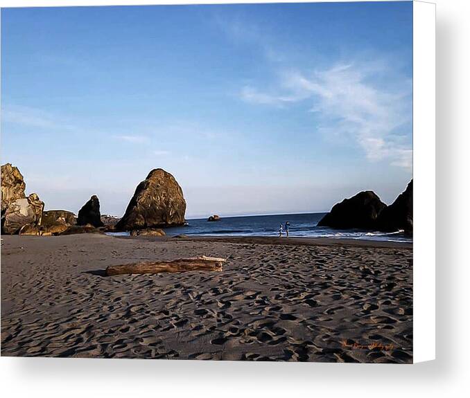 At the beach 4 - Canvas Print