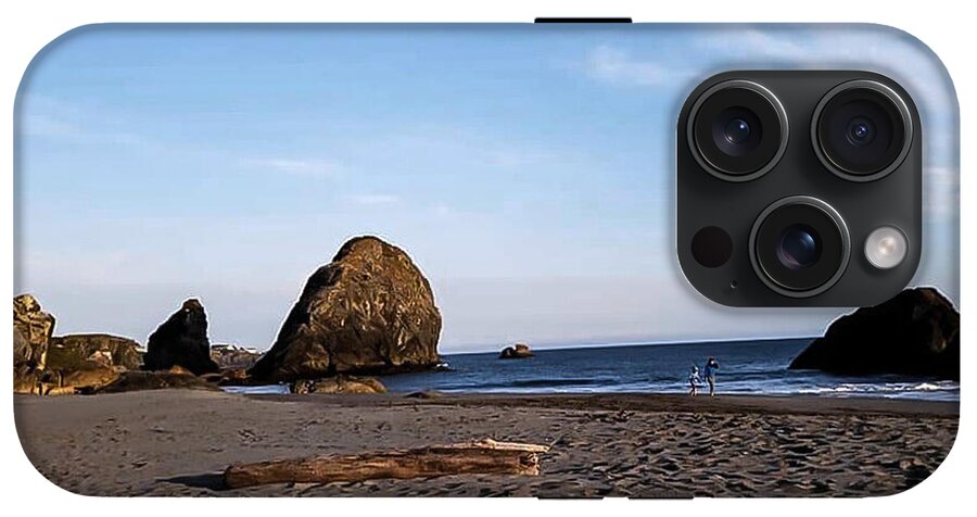 At the beach 4 - Phone Case