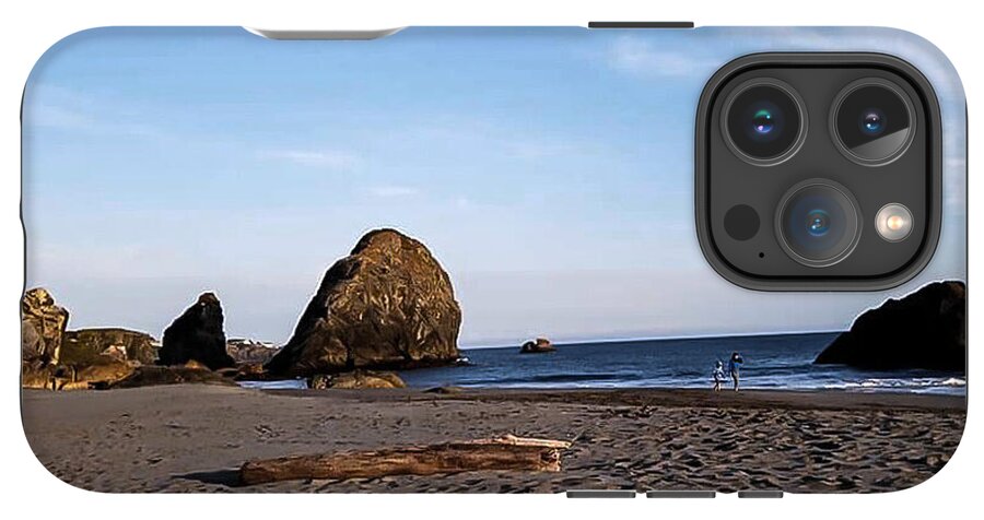At the beach 4 - Phone Case