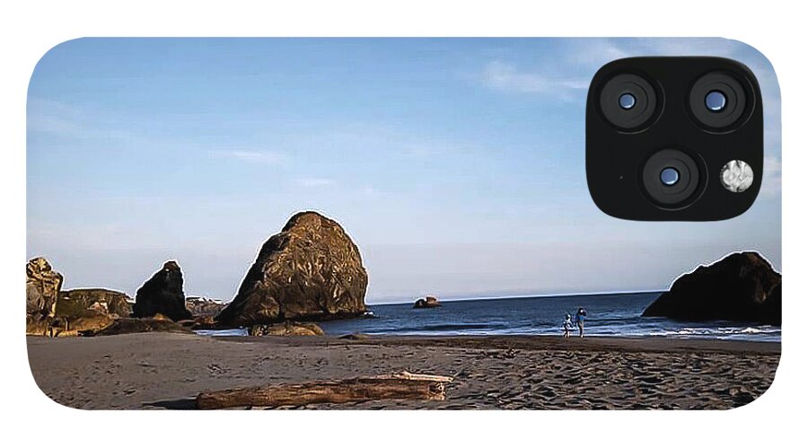 At the beach 4 - Phone Case
