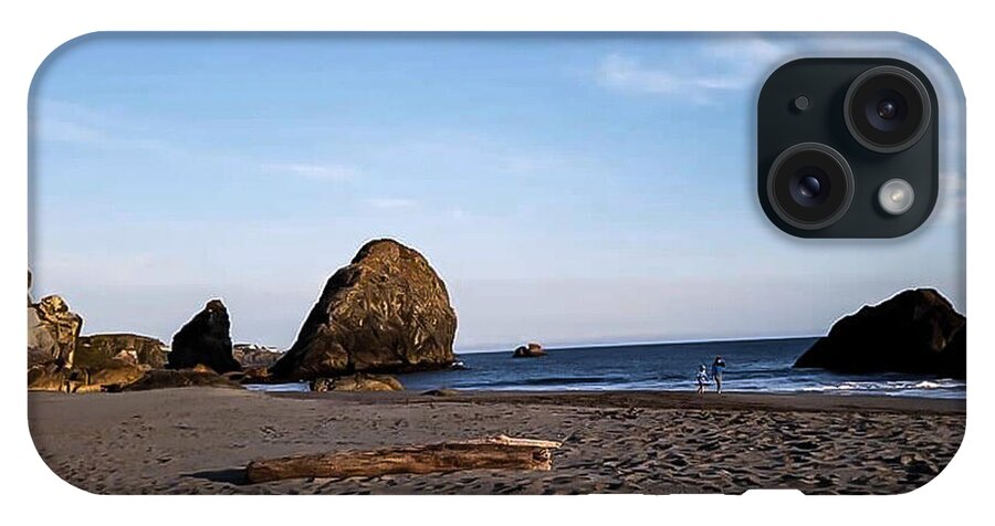 At the beach 4 - Phone Case