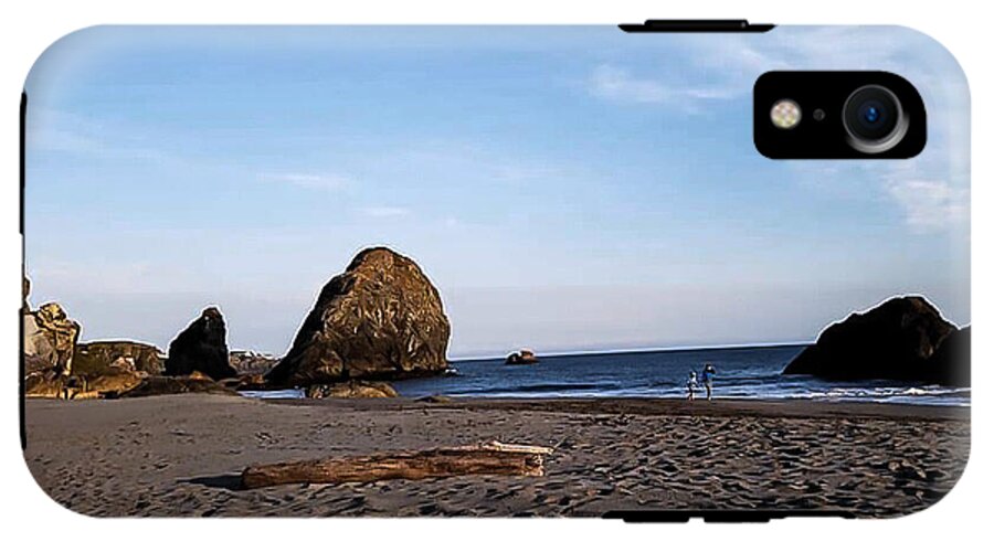 At the beach 4 - Phone Case