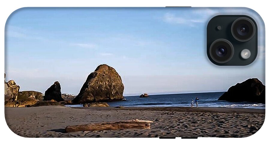 At the beach 4 - Phone Case