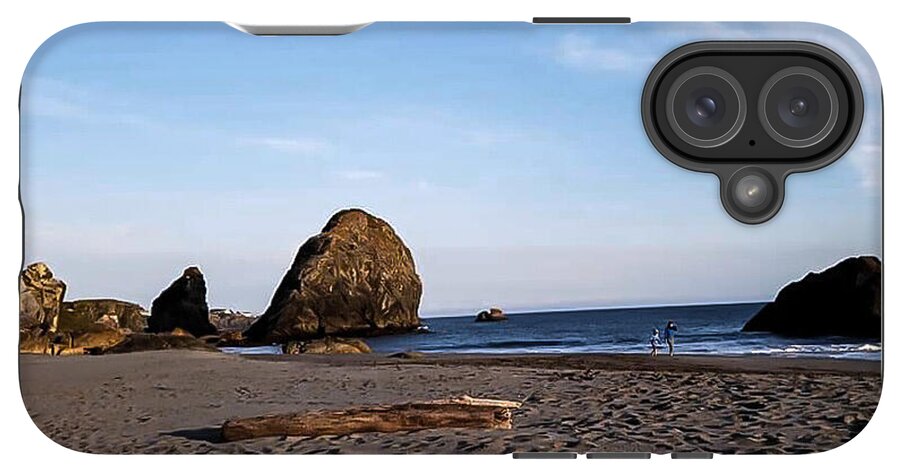 At the beach 4 - Phone Case