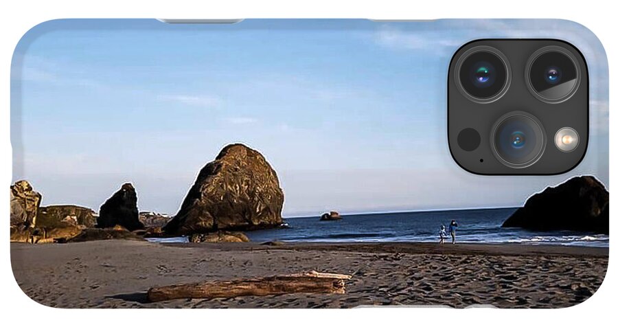 At the beach 4 - Phone Case
