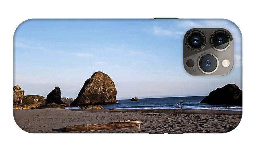 At the beach 4 - Phone Case