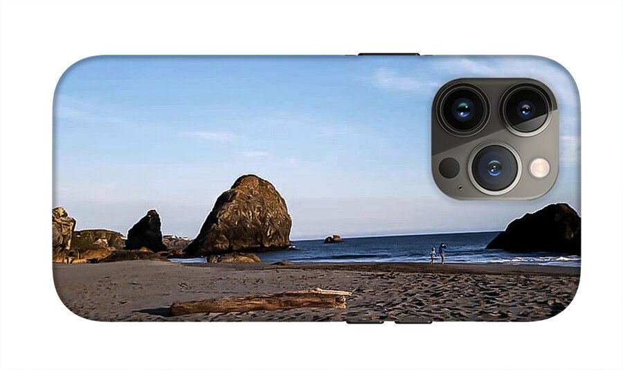 At the beach 4 - Phone Case
