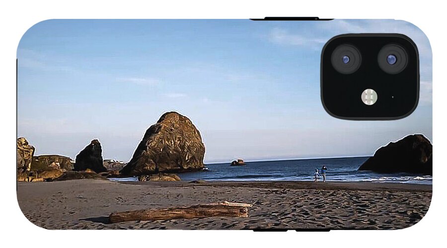 At the beach 4 - Phone Case
