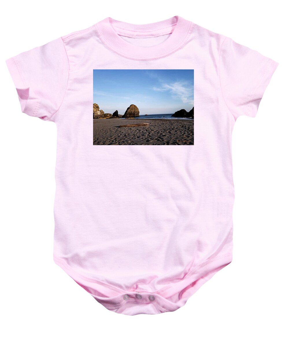 At the beach 4 - Baby Onesie