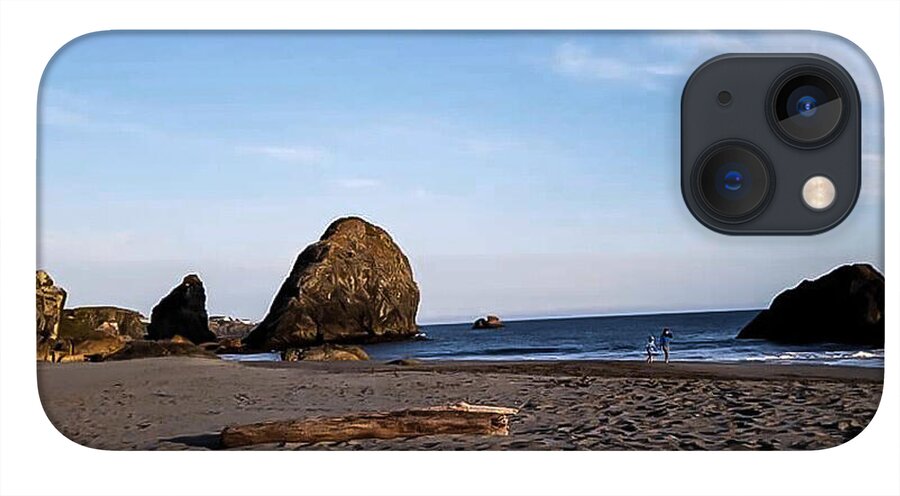 At the beach 4 - Phone Case