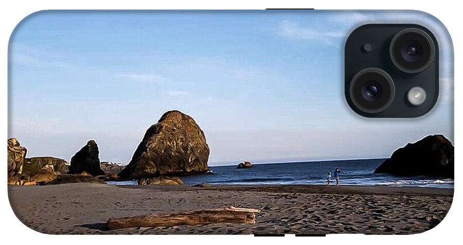 At the beach 4 - Phone Case