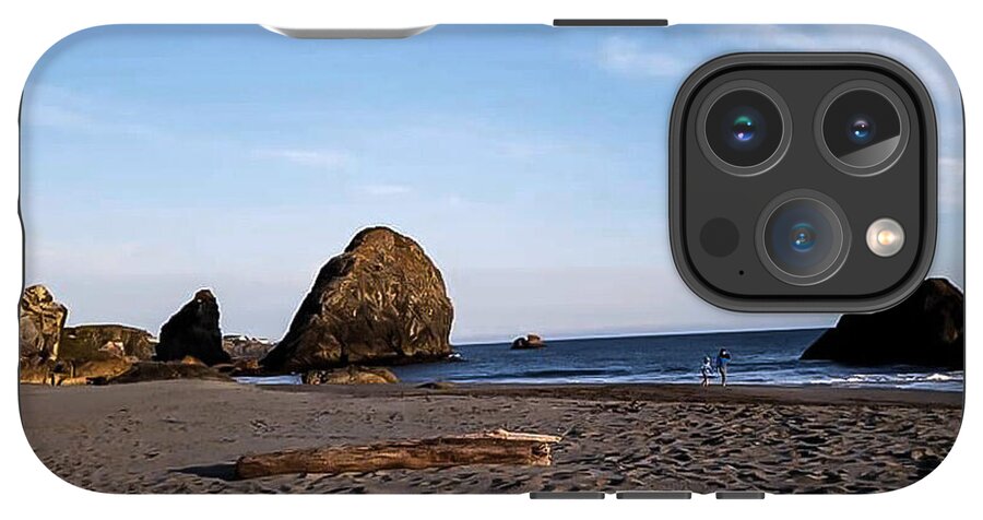 At the beach 4 - Phone Case