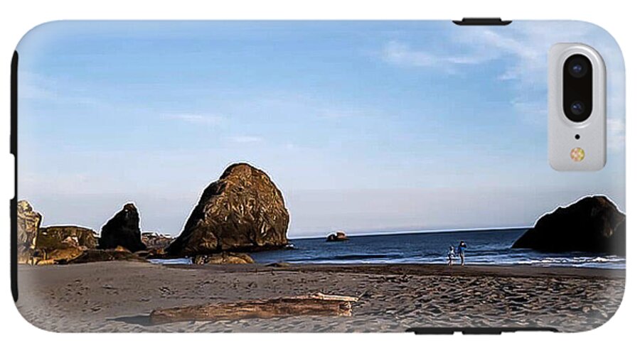 At the beach 4 - Phone Case