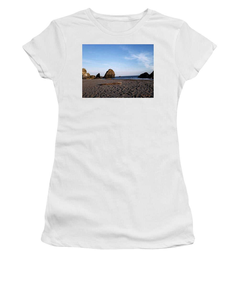 At the beach 4 - Women's T-Shirt