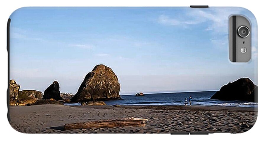 At the beach 4 - Phone Case