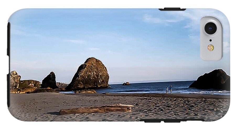 At the beach 4 - Phone Case