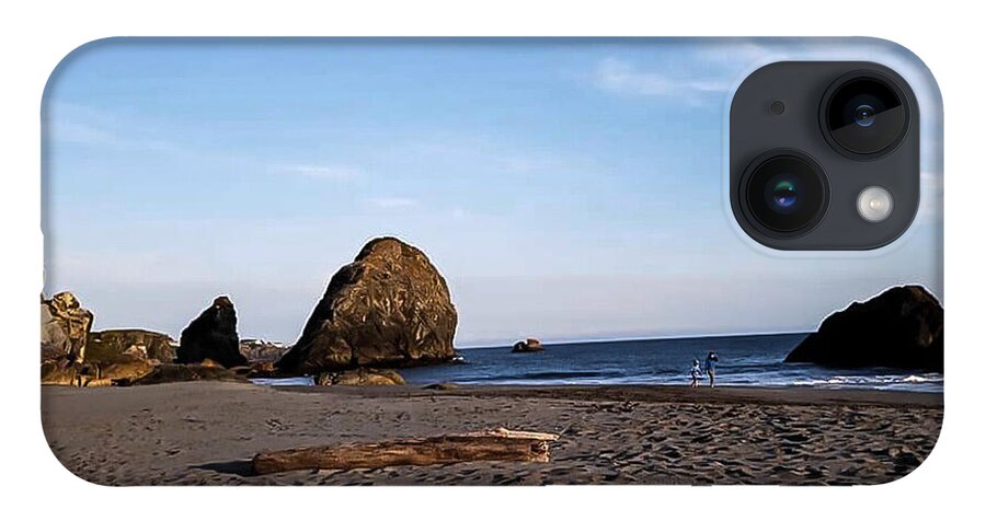 At the beach 4 - Phone Case