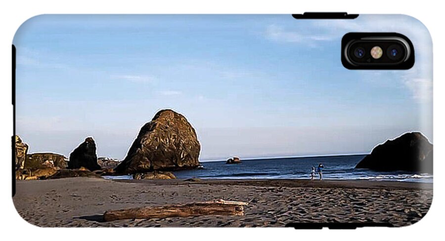 At the beach 4 - Phone Case