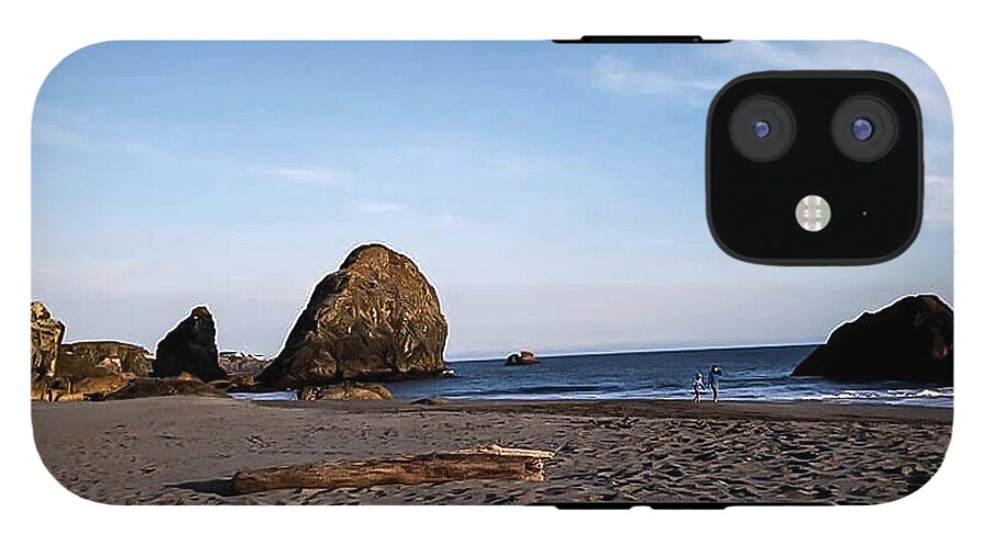 At the beach 4 - Phone Case