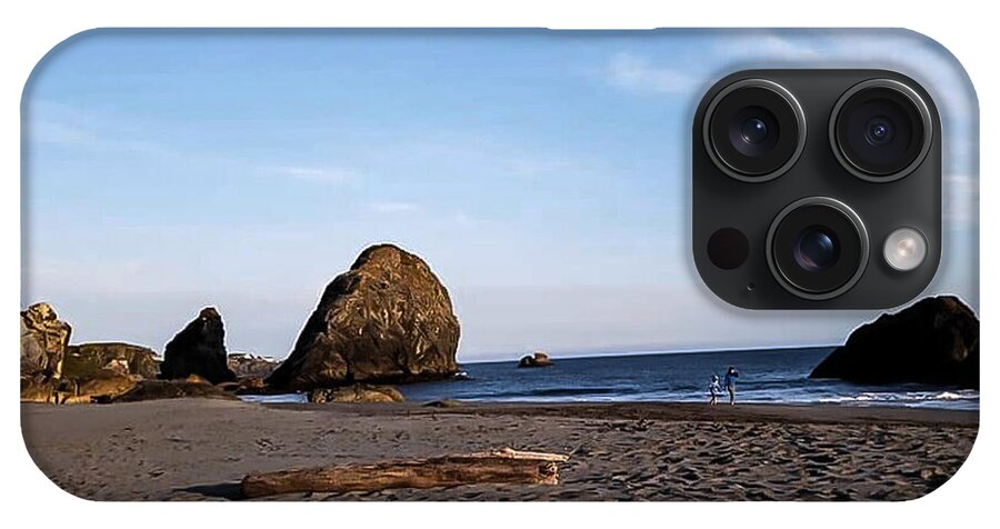 At the beach 4 - Phone Case