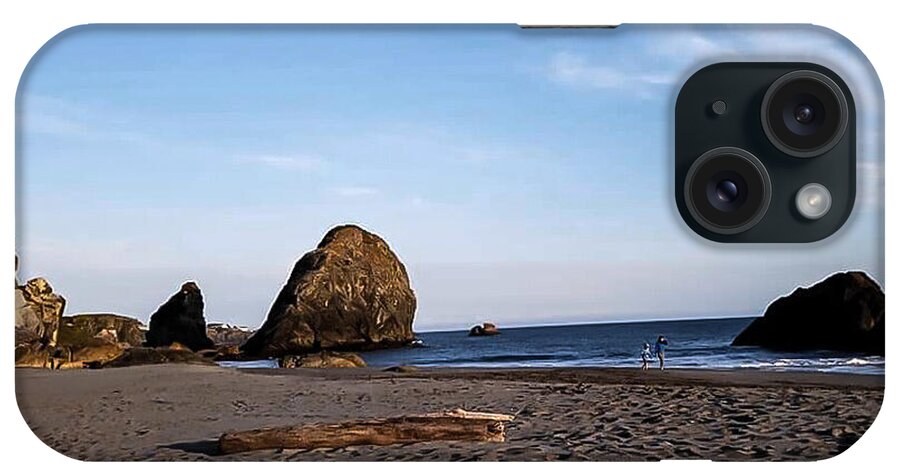 At the beach 4 - Phone Case