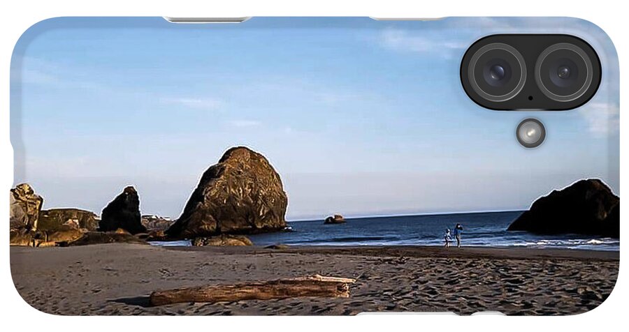 At the beach 4 - Phone Case