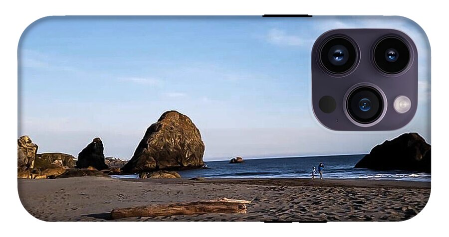 At the beach 4 - Phone Case