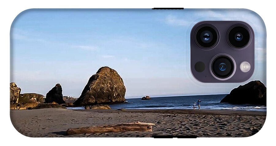 At the beach 4 - Phone Case