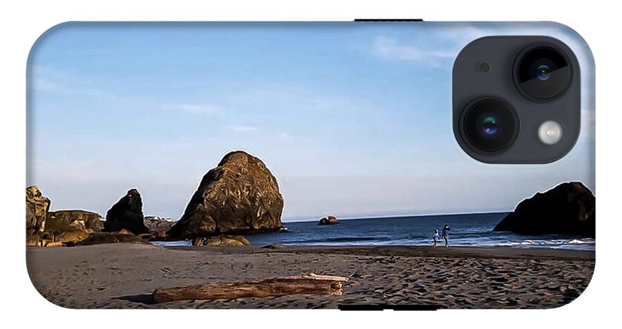 At the beach 4 - Phone Case