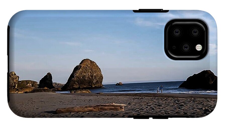 At the beach 4 - Phone Case