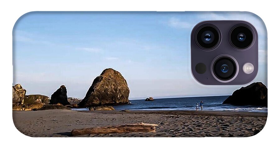 At the beach 4 - Phone Case