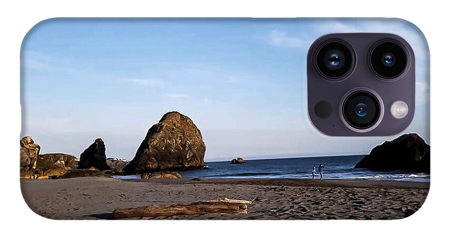 At the beach 4 - Phone Case